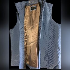 Avenue Quilted Light Gray Vest